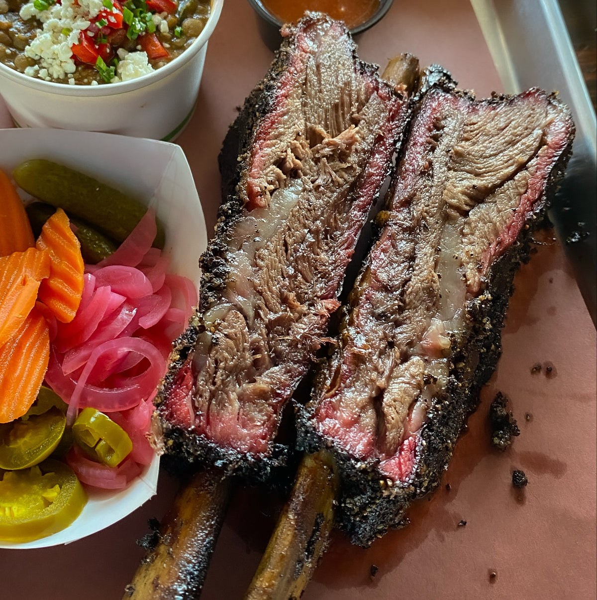 Red Eye Ribs Prime Beef Ribs - 1/2 Rack – Red Eye Barbecue